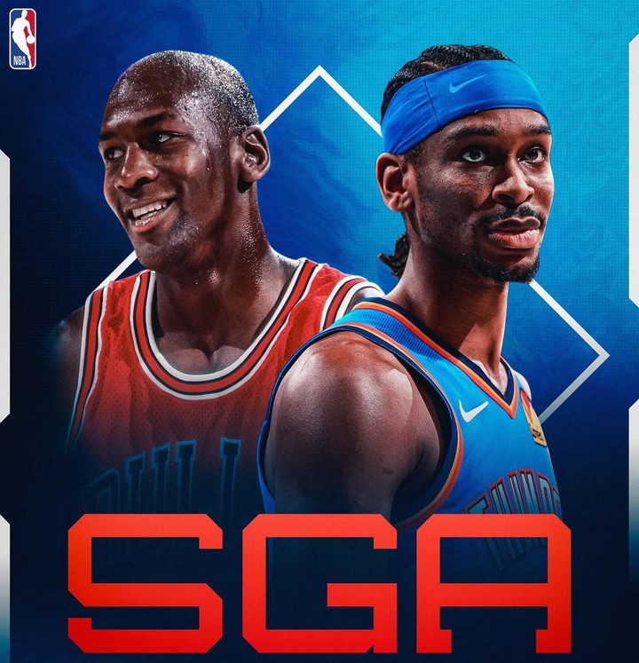 (왼쪽부터) 마이클 조던, 샤이 길저스-알렉산더