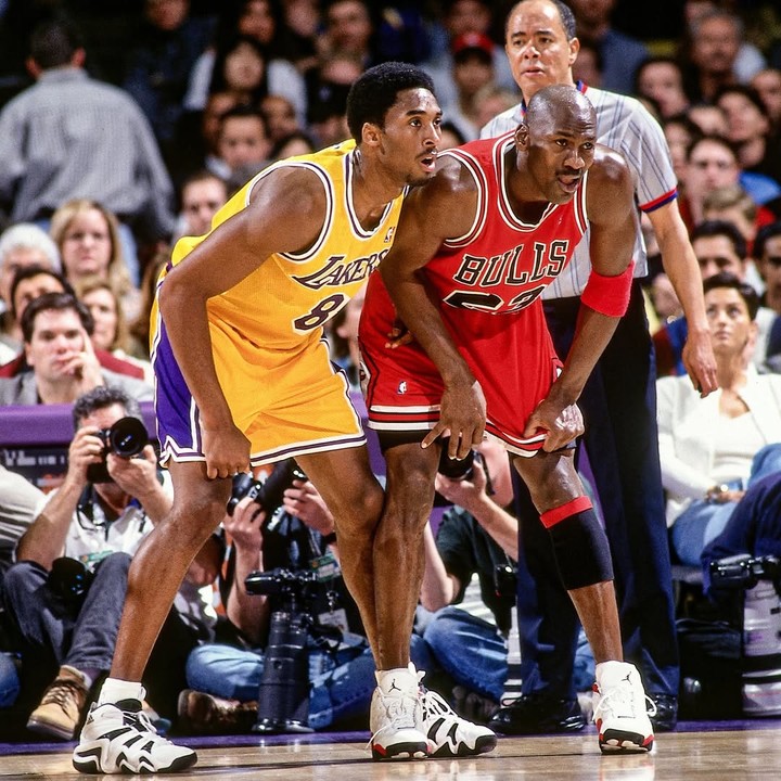 (왼쪽부터) 코비 브라이언트, 마이클 조던