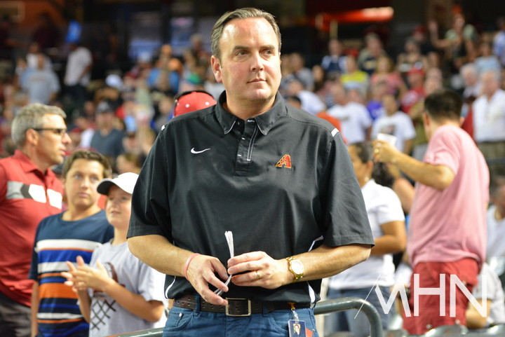 (데릭 홀 애리조나 구단 CEO. 과거 박찬호의 현역시절 LA 다저스 홍보팀장이었다)