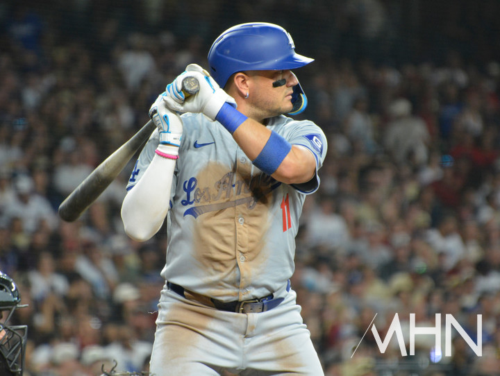 (토론토에 뼈 아픈 동점홈런을 터트렸던 다저스 미겔 로하스)