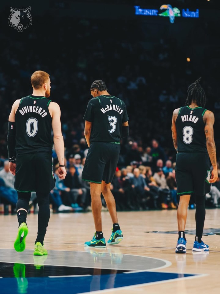 (왼쪽부터) 단테 디비첸조, 제이든 맥대니얼스, 본즈 하일랜드