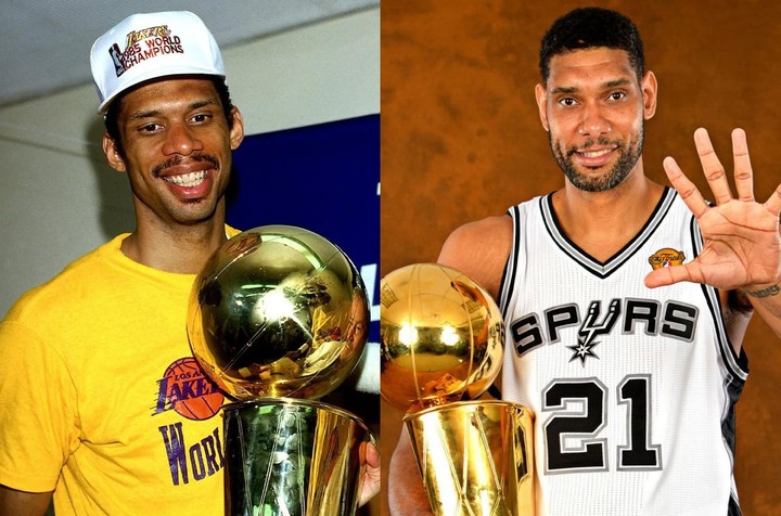 (왼쪽부터) 카림 압둘 자바, 팀 던컨