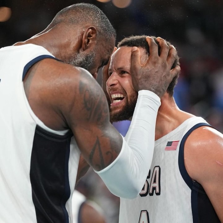 (왼쪽부터) 르브론 제임스, 스테픈 커리