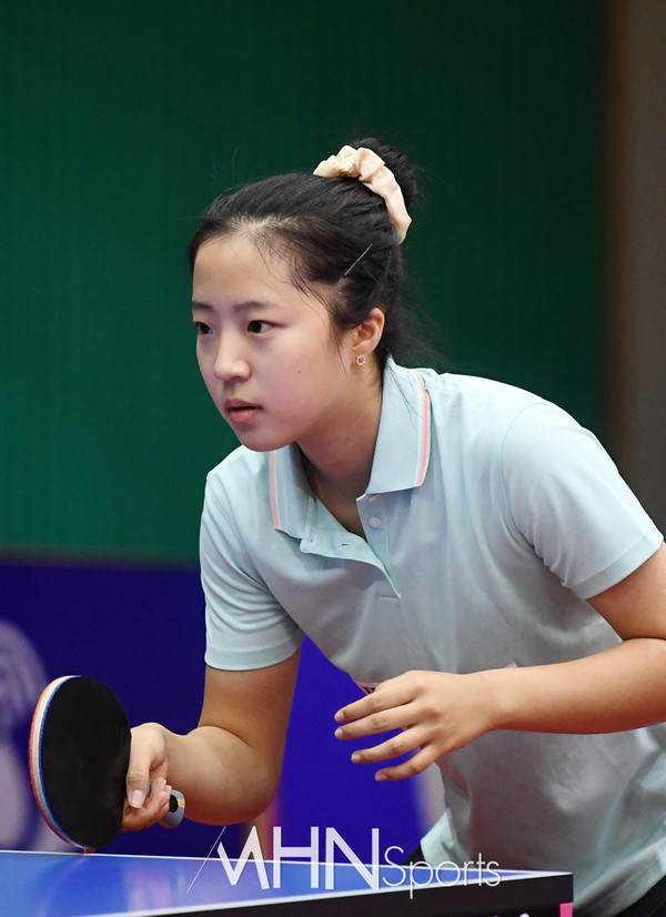 사진= 여자탁구 국가대표 신유빈ⓒMHN스포츠 이지숙 기자