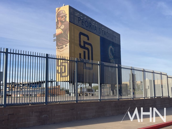 ('피오리아 스포츠 컴플렉스'는 샌디에이고와 시애틀 두 구단이 함께 사용한다)