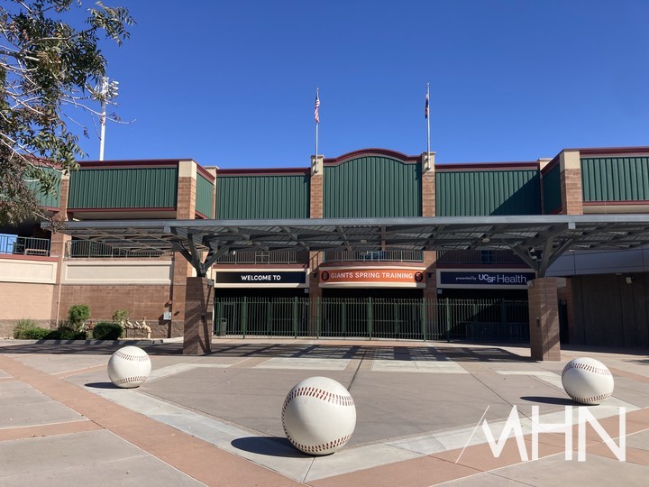 (샌프란시스코 스프링캠프 야구장 전경)