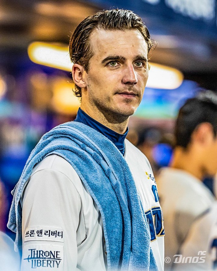 (한국프로야구 NC 시절의 하트 | Photo credit=NC)