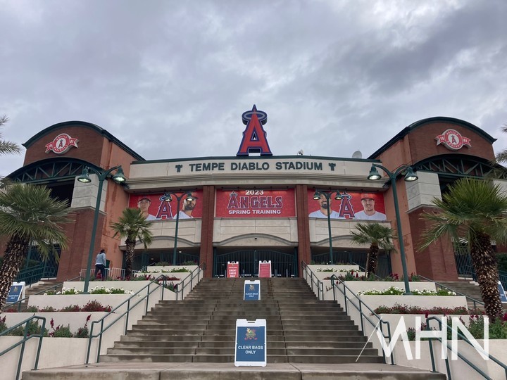 (미국 애리조나주 탬피에 위치한 '디아블로 스타디움'. LA 에인절스 스프링캠프 홈구장이다)