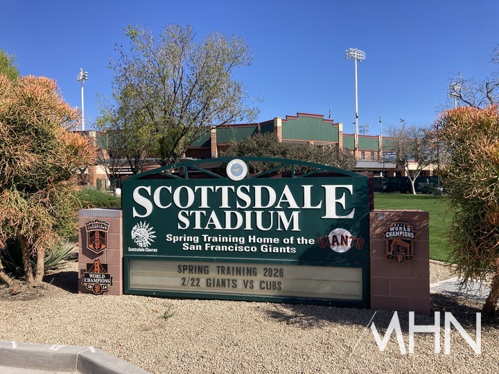 (미국 애리조나주에 위치한 샌프란시스코 스프링캠프 홈구장 '스코츠데일 스타디움')