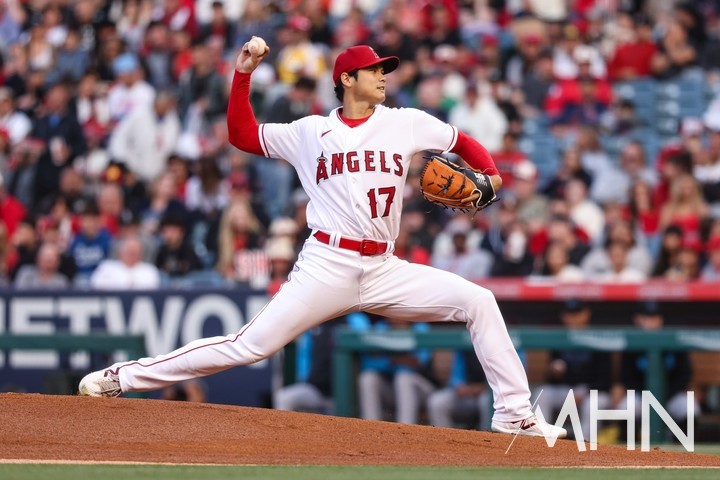 (LA 에인절스 시절의 오타니)