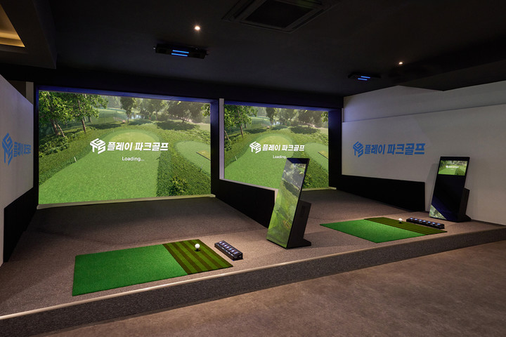 지티에스 골프타운 가양점에 설치된 플레이 파크골프