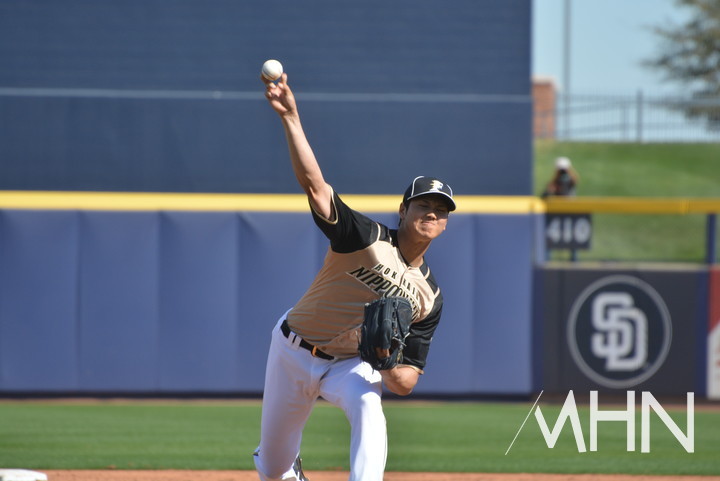 (일본프로야구 시절의 오타니)