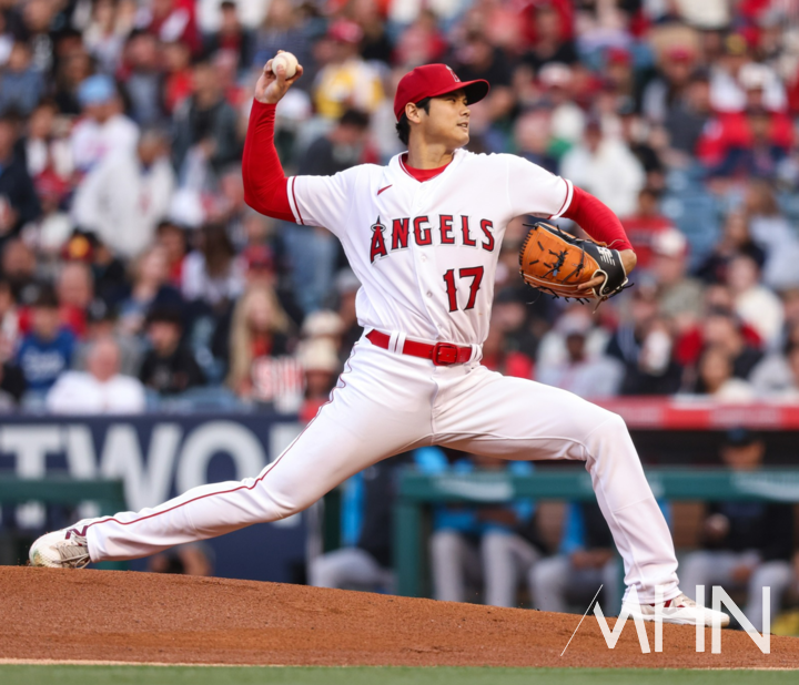 (에인절스 시절의 투수 오타니)