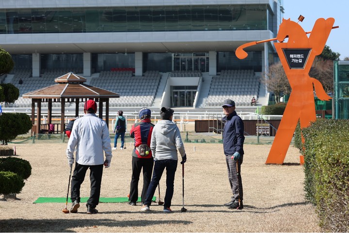 렛츠런파크 제주 파크골프장.(사진 한국마사회 제공)