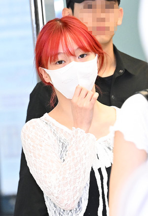[포토] 케플러 서영은 '강렬한 레드 헤어'
