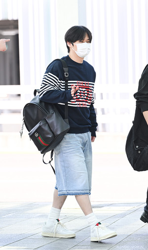 [포토] 스트레이 키즈 리노 '캐주얼 공항 패션'