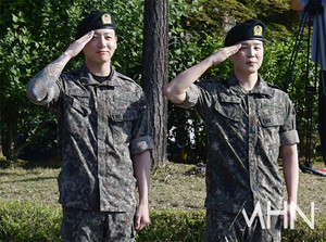 BTS RM-뷔 이어 지민-정국, '줄줄이' 전역..."앞으로 더 좋은 모습 보여드리겠다"