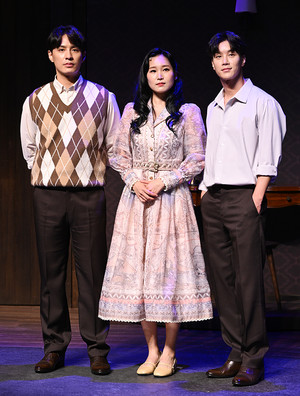 [포토] 도자한-이예원-이시강 '사의 찬미 기대하세요'