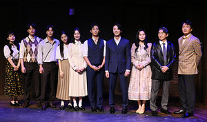[포토] 연극 '사의 찬미' 주역들이 한 자리에