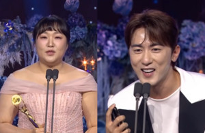 이수지, 女예능인상 받았는데 김원훈이 소감?..."30초만 달라고 해서"[청룡시리즈어워즈]