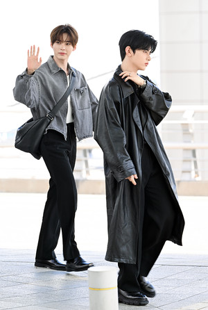 [포토] 제로베이스원 성한빈-장하오 '느낌 다른 공항패션'