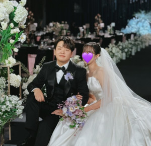 '결혼' 곽튜브, 신부 사진 공개했다..."좋은 남편, 아빠 되겠다"