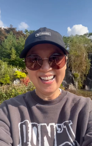 '유방암 투병' 박미선, 미소 되찾은 근황..."후회 말고 충실하게 살아야"