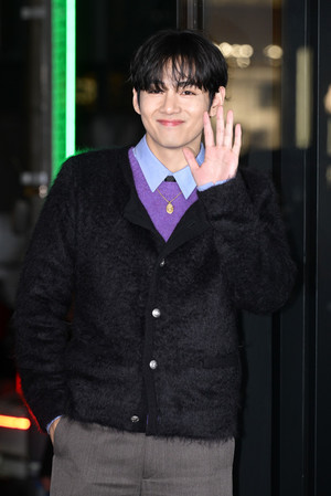 [포토] 방탄소년단 뷔 '개구진 미소'