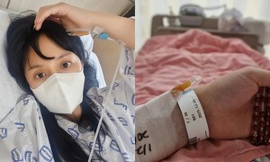 '임신 20주' 강은비, 긴급 입원…"기적 빌어달라"