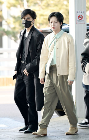 [포토] 엔시티드림 재민-런쥔 '극과 극 공항패션'