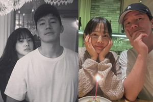 윤승아♥김무열, 결혼 11년차 맞아? 여전히 신혼이네…'바짝 밀착+달달' 일상